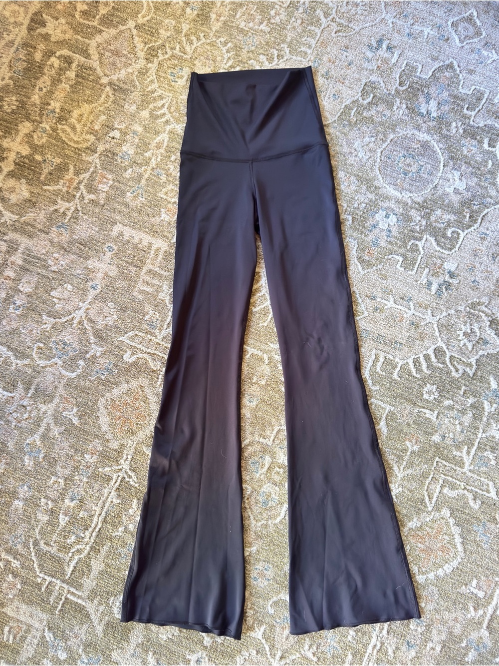 Emily Hsu Designs Black High-Waist Flared Yoga Pants XS worn once.